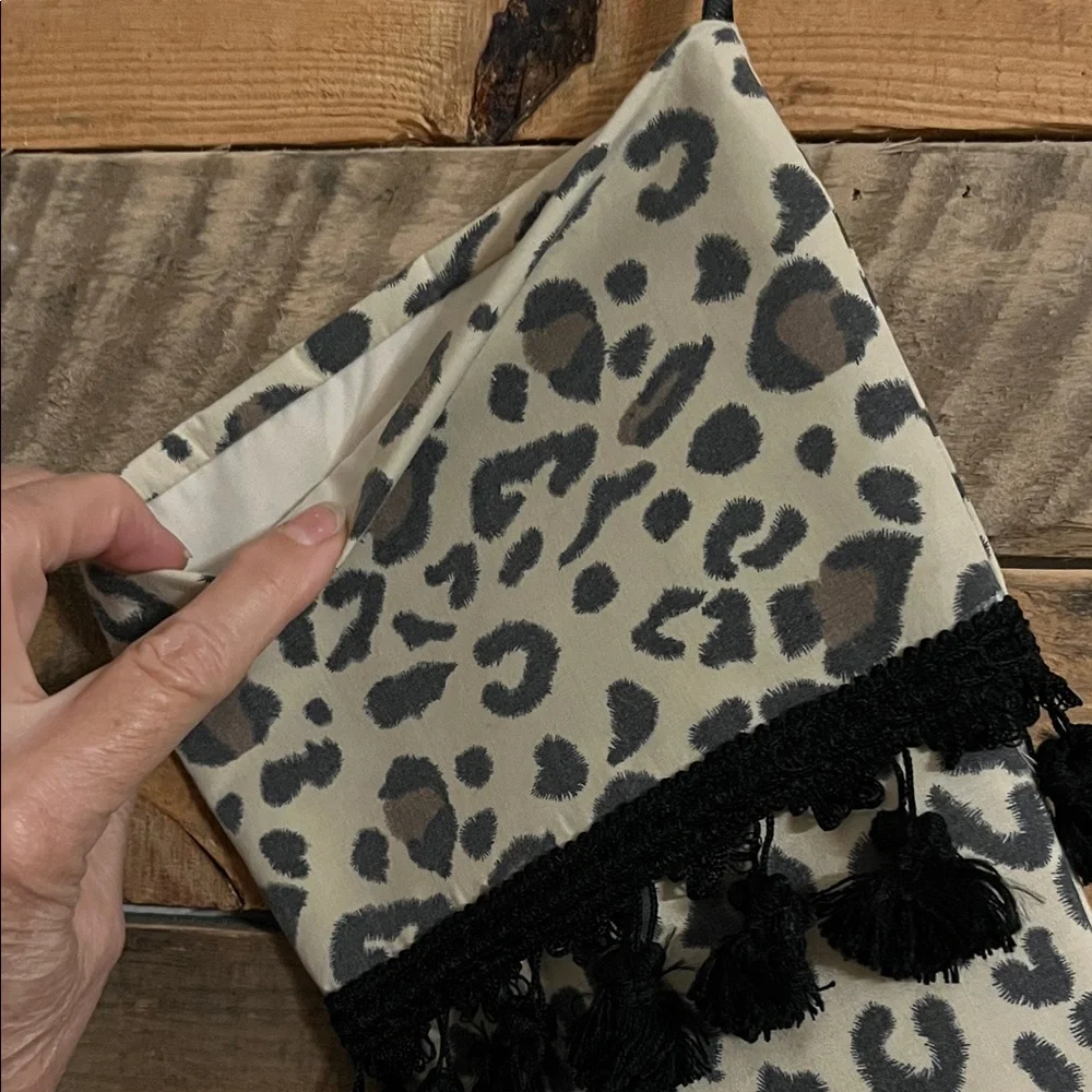 Leopard Animal Print Christmas Stocking